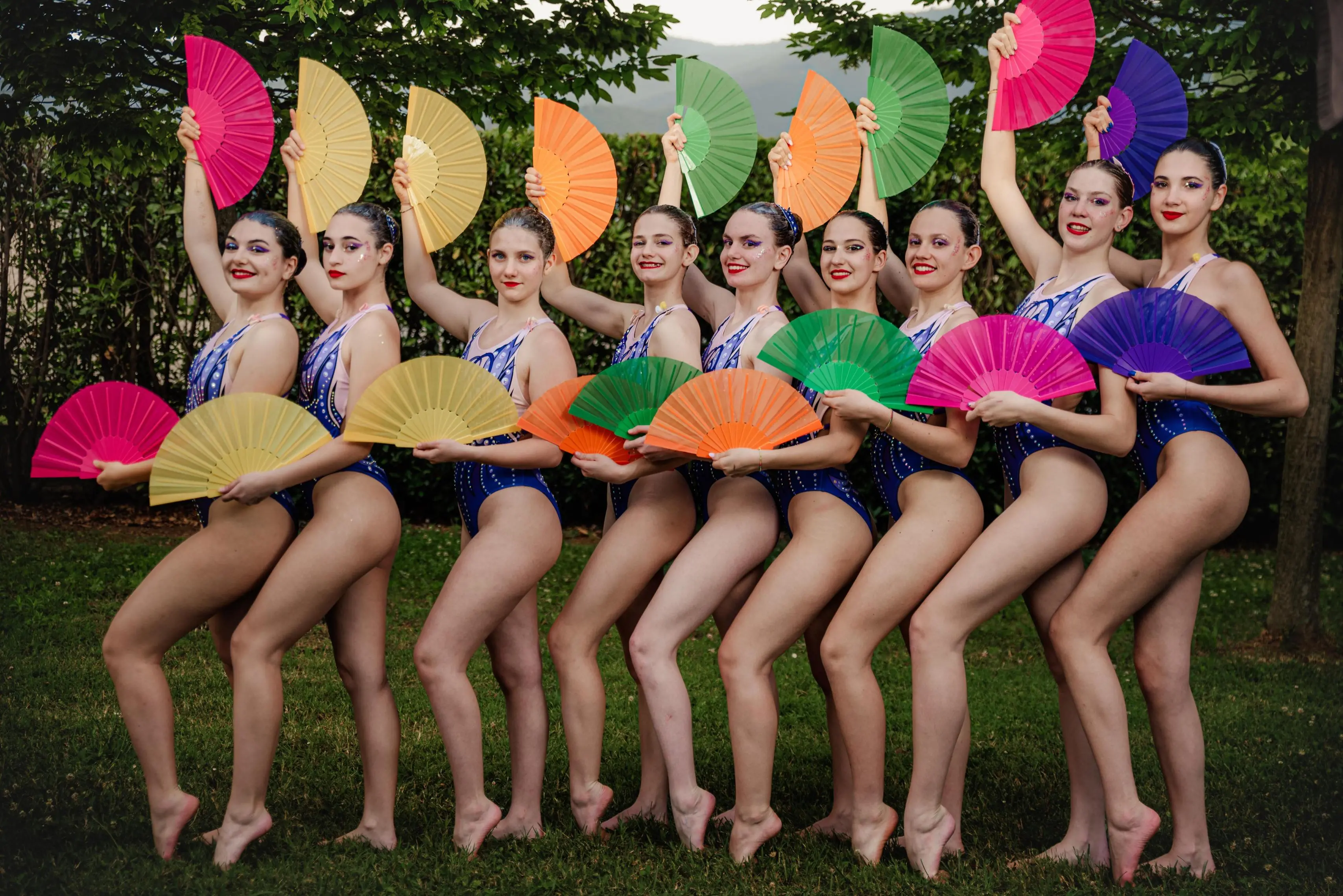 Nuoto sincronizzato, alcuni momenti dello show di fine anno