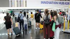 A Fiumicino in weekend oltre 500mila passeggeri. Fiumicino, 30 agosto 2025. ANSA/TELENEWS