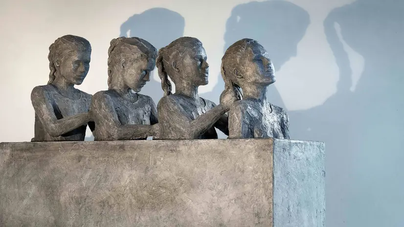 Una delle opere di Marisa Guerini in mostra