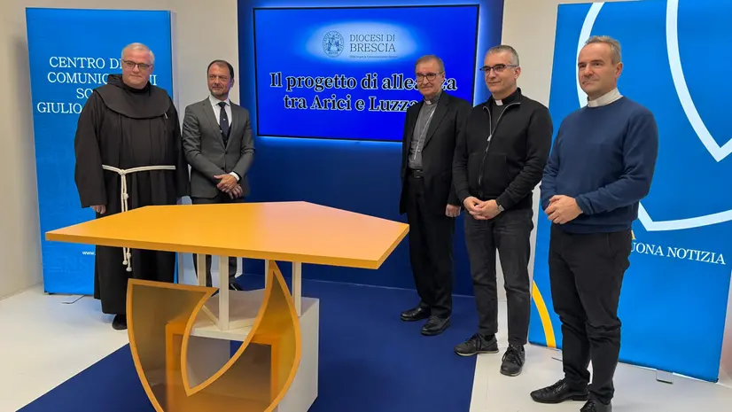 La presentazione dell'«alleanza» - © www.giornaledibrescia.it