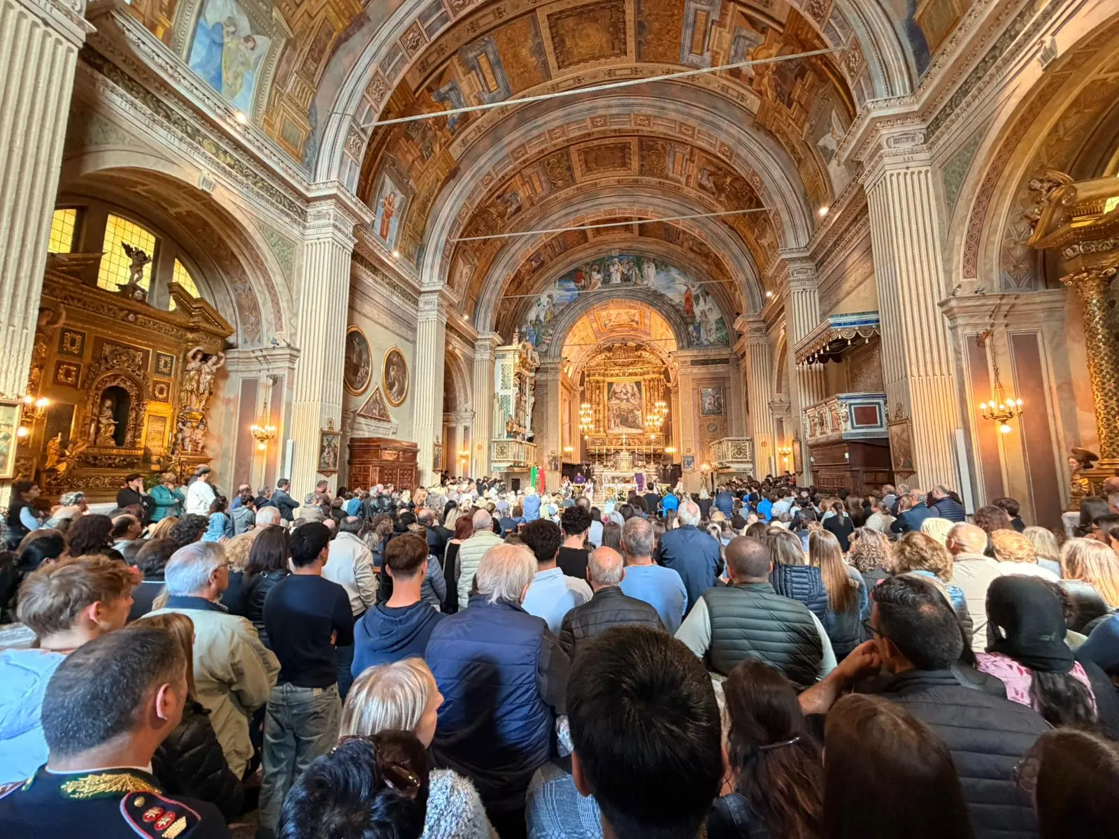 A Bione i funerali di Luca Tanfoglio