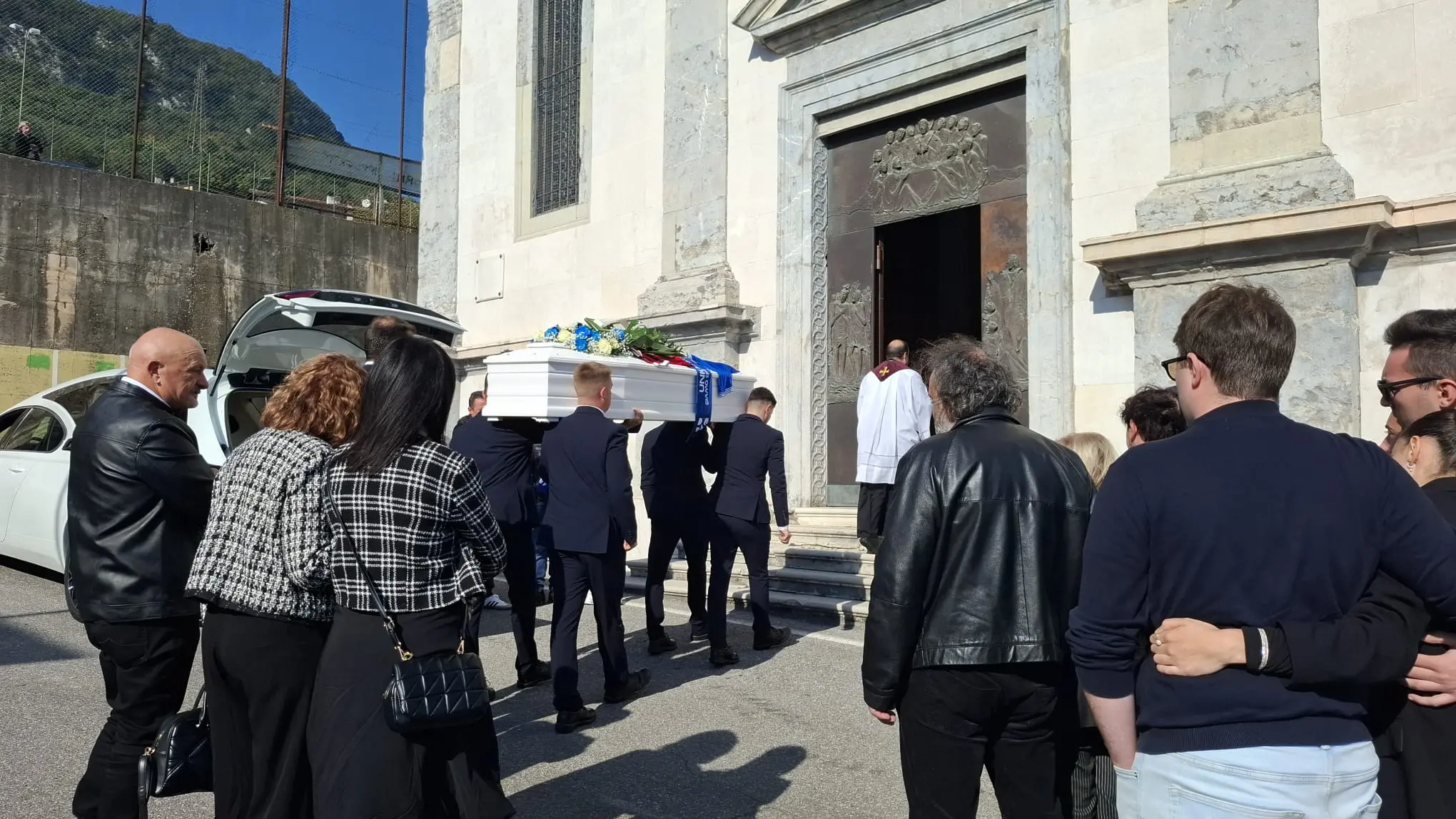 A Bione i funerali di Luca Tanfoglio