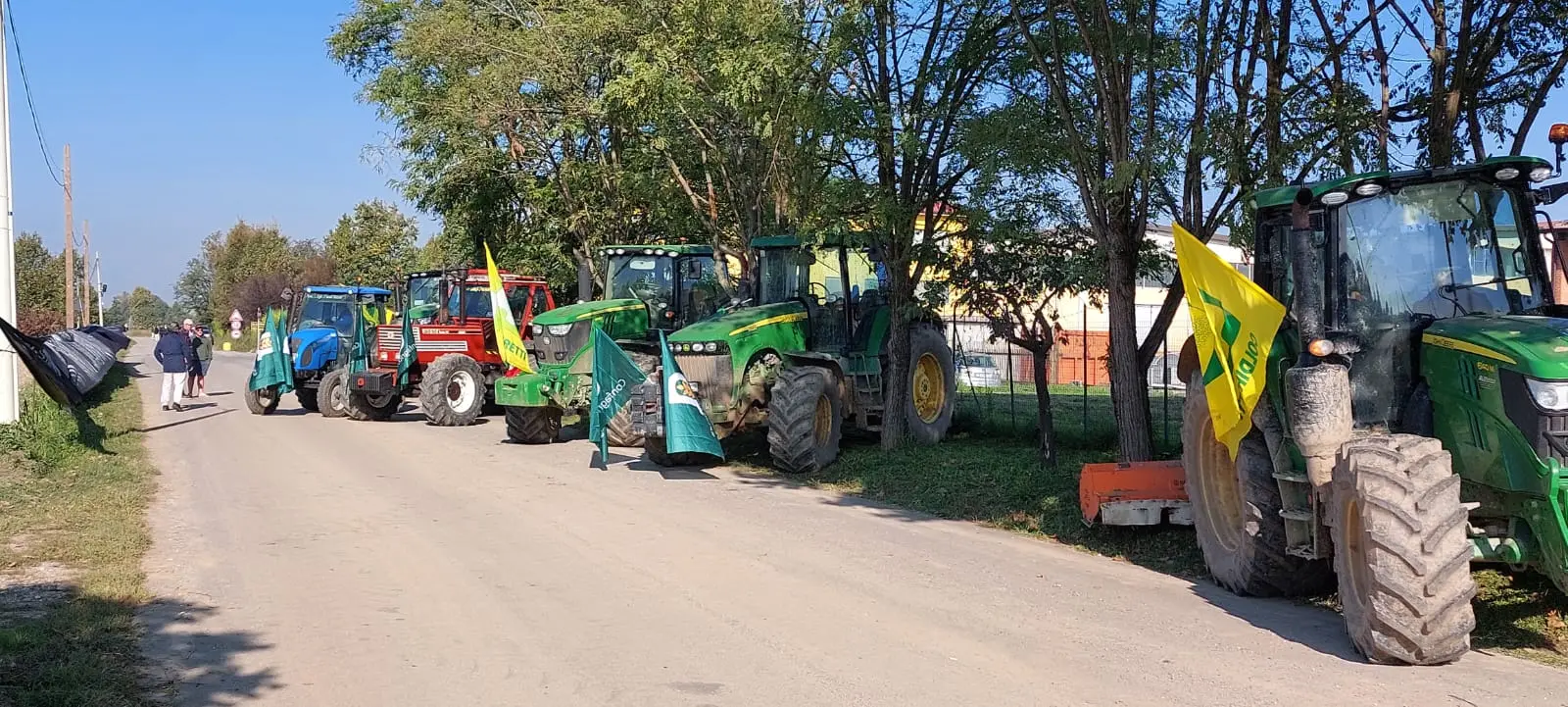 La protesta contro la discarica nella Bassa