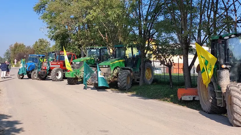 La protesta contro la discarica nella Bassa