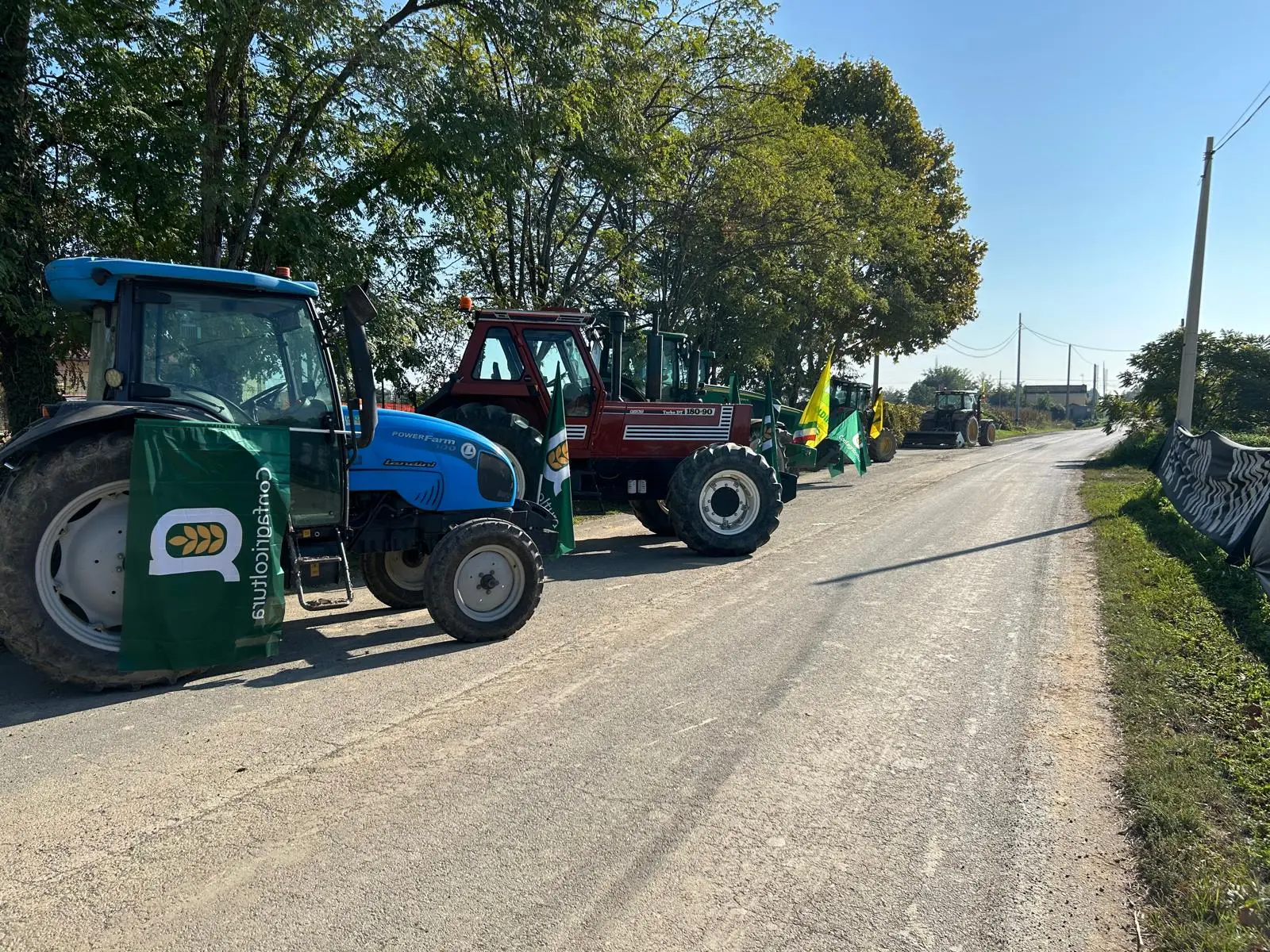 La protesta contro la discarica nella Bassa