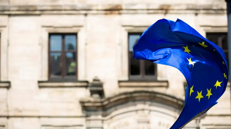 Una bandiera europea