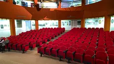 Le poltrone dell'auditorium del Vittoriale