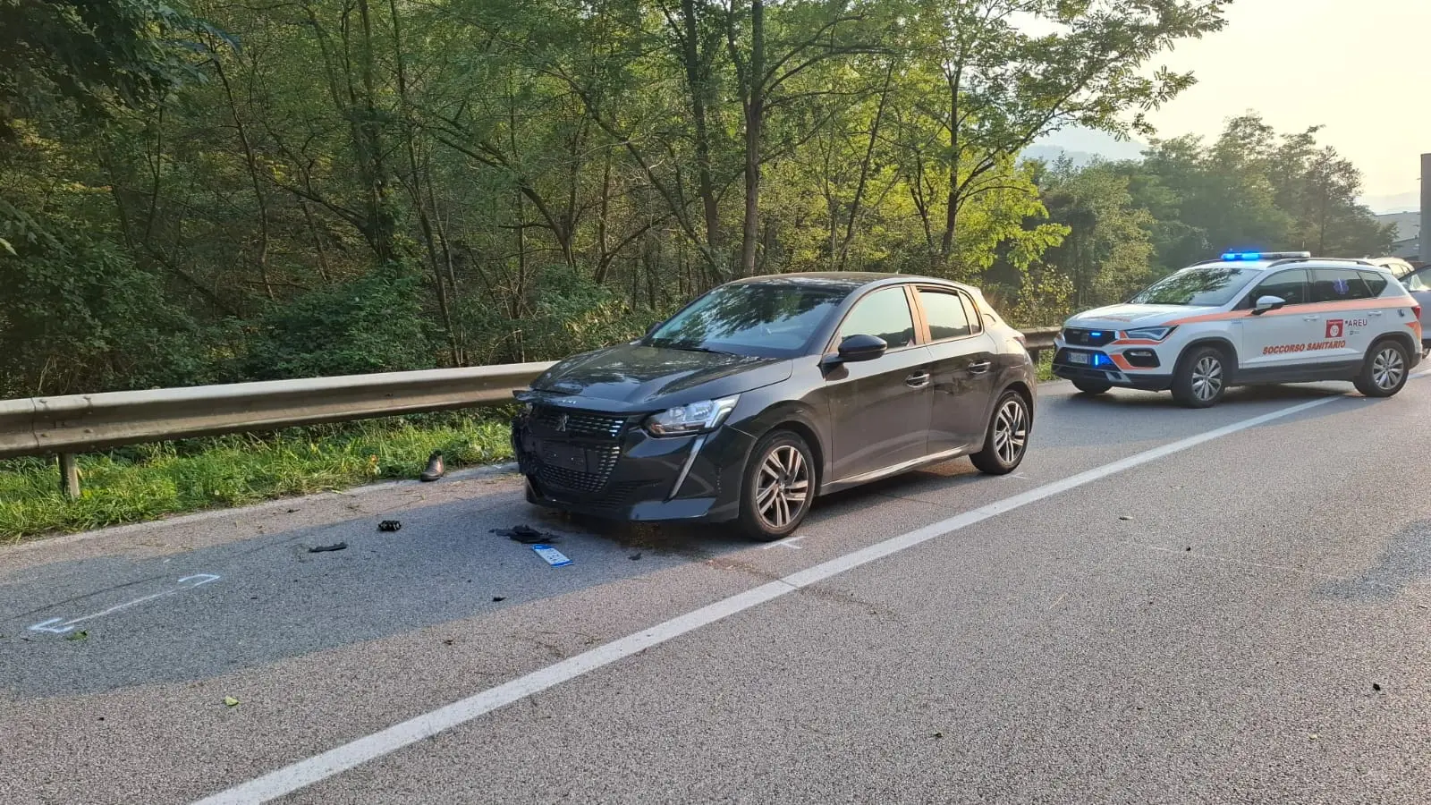 Incidente mortale a Vestone sulla Sp237 del Caffaro: i mezzi incidentati