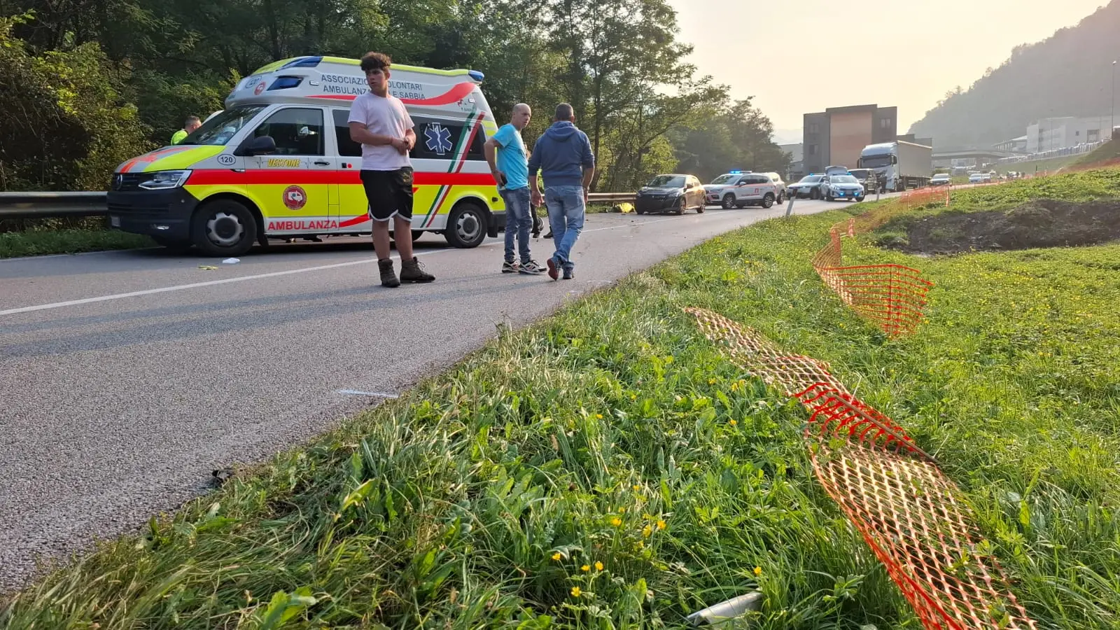 Incidente mortale a Vestone sulla Sp237 del Caffaro: i mezzi incidentati