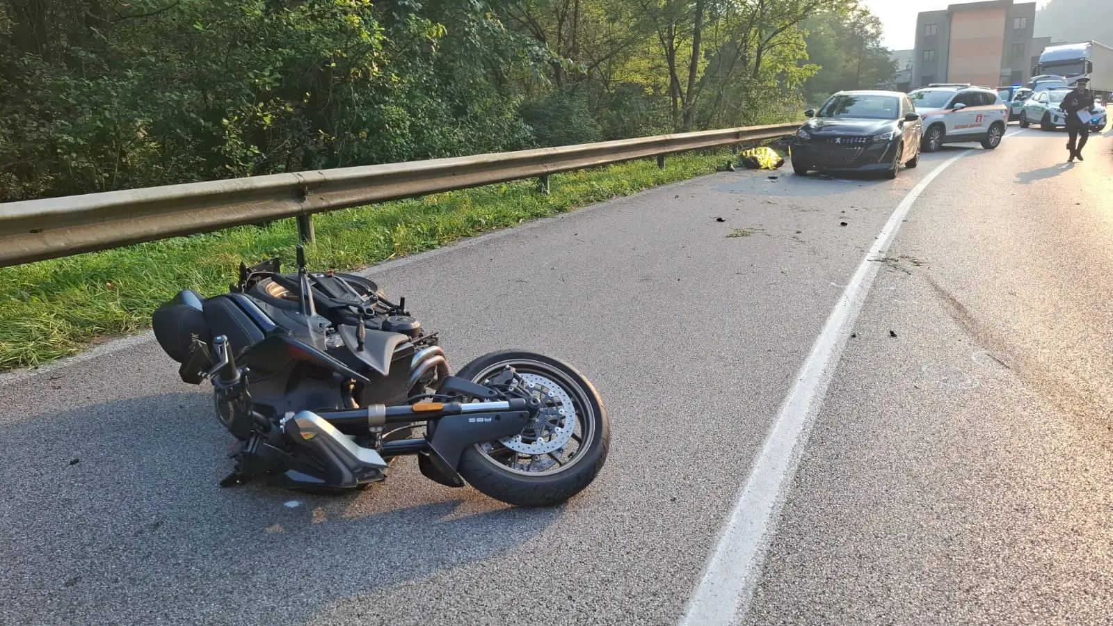 Incidente mortale a Vestone sulla Sp237 del Caffaro: i mezzi incidentati