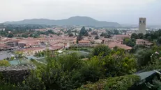 Una veduta di Adro dal Monte Alto