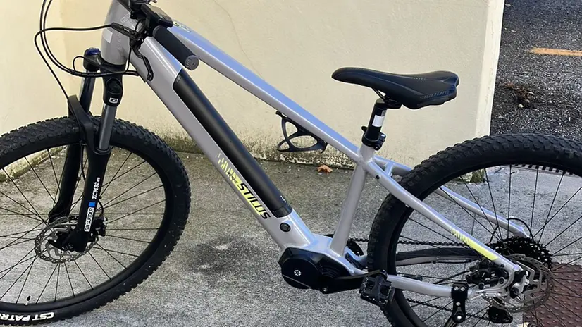 La bicicletta rubata in svizzera e trovata a Brescia