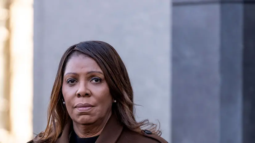epa11896479 New York Attorney General Letitia James arrives at the United States Federal District Court for the start of arguments in the case against Elon Musk's Department of Government Efficiency (DOGE) in New York, New York, USA, 14 February 2025. Nineteen state attorneys general have filed a lawsuit in an effort to stop DOGE from accessing private information and sensitive data of American citizens at the US Treasury Department. EPA/JUSTIN LANE