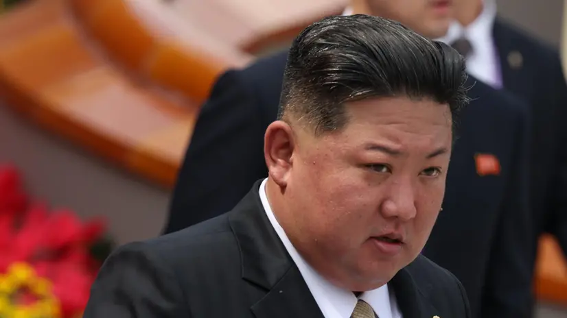epa12347487 North Korean leader Kim Jong Un arrives to attend a military parade marking the 80th anniversary of victory in the Chinese People's War of Resistance against Japanese Aggression and the end of World War Two, in Tiananmen Square in Beijing, China, 03 September 2025. EPA/ALEXANDER KAZAKOV/SPUTNIK/KREMLIN POOL MANDATORY CREDIT