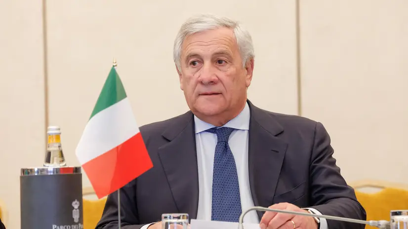 Italian Minister of Foreign Affairs Antonio Tajani at the Grand Hotel Parco dei Principi during the 12th Italy – Latin America and Caribbean Conference, in Rome, Italy 7 October 2025. ANSA/GIUSEPPE LAMI