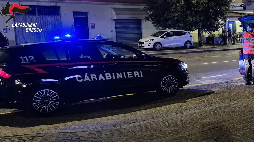 Un'auto dei carabinieri di Manerbio