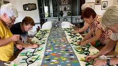 Il manto della Madonna del rosario benedetto da Papa Francesco si arricchisce con i germogli di speranza - © www.giornaledibrescia.it