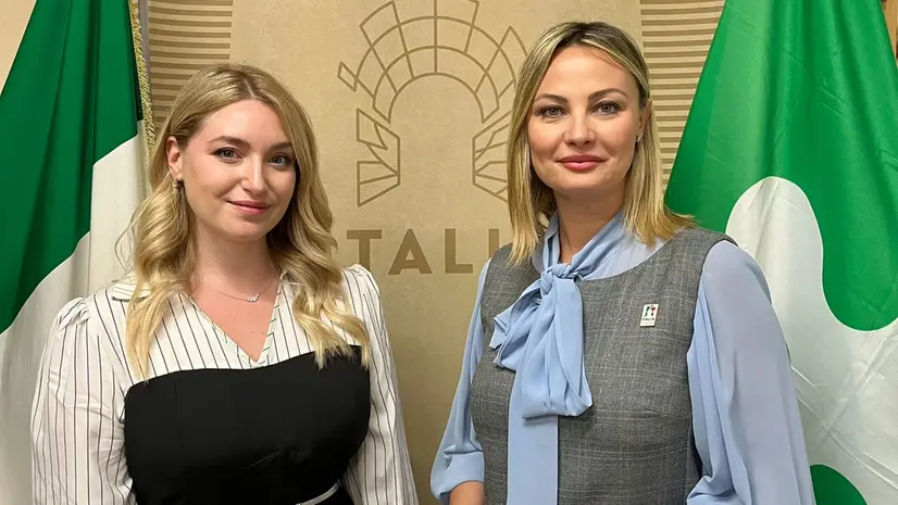 Federica Panico di Rosebio e l'assessore regionale Simona Tironi
