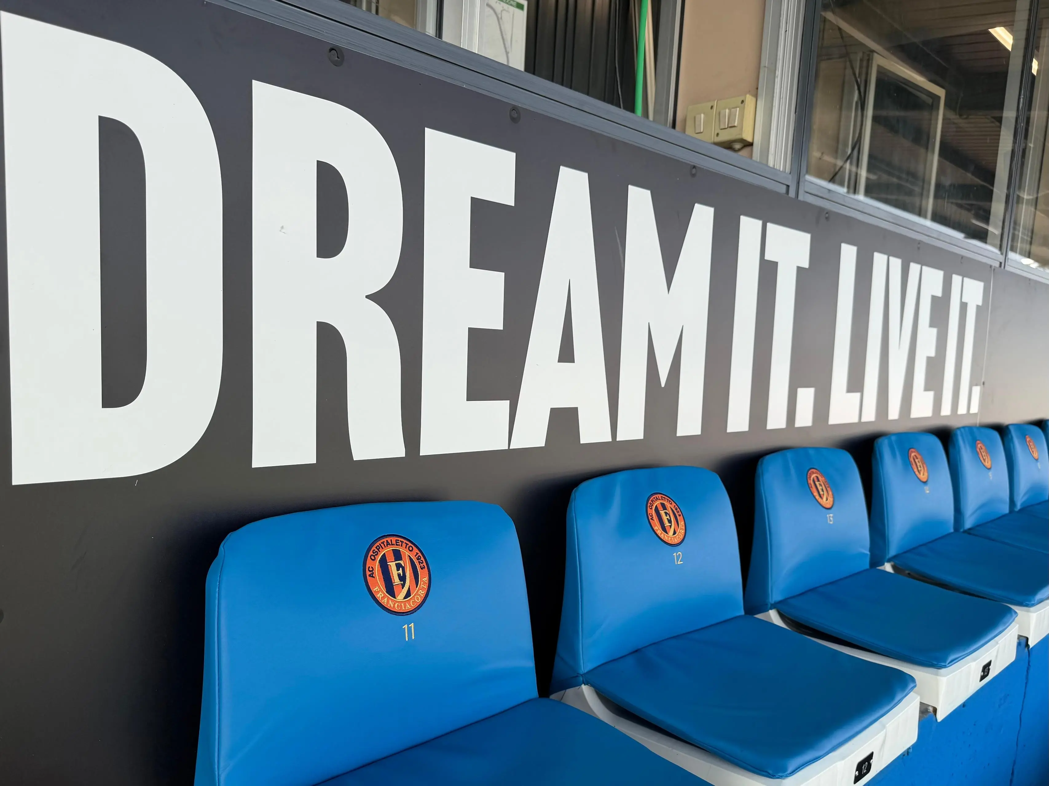 Ospitaletto, lo stadio «Gino Corioni» dopo la riqualificazione