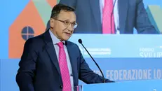 Il presidente della Federazione lombarda Bcc, Alessandro Azzi © www.giornaledibrescia.it