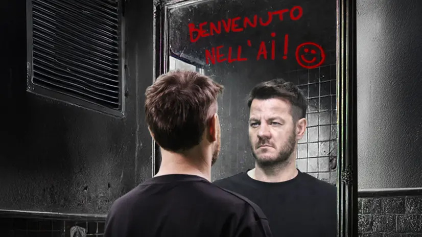 La locandina dello spettacolo di Alessandro Cattelan