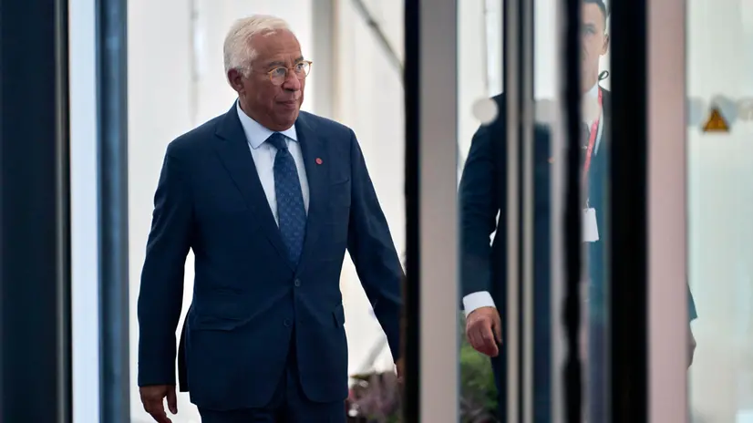 epa12423888 European Council President Antonio Costa arrives for the 7th meeting of the European Political Community (EPC) in Copenhagen, Denmark, 02 October 2025. The summit, bringing together leaders from across the continent, will focus on defense and support for Ukraine, the security situation in Europe, including economic security and migration. EPA/THOMAS TRAASDAHL DENMARK OUT
