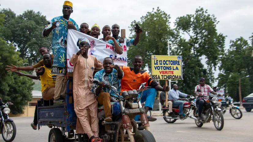 epa12444494 Supporters of presidential candidate Issa Tchiroma Bakary, leader of the Cameroon National Salvation Front and former employment minister, take part in a presidential campaign rally in Maroua, Cameroon, 09 October 2025 (issued 10 October 2025). Tchiroma is one of the main opposition challengers to incumbent Cameroon President Paul Biya, 92, who is running for an eighth term. Twelve contenders are running in the presidential elections scheduled to be held in Cameroon on 12 October 2025. EPA/ABAKAR ALI TAKEN ON 09 OCTOBER 2025, ISSUED ON OCTOBER 10 2025