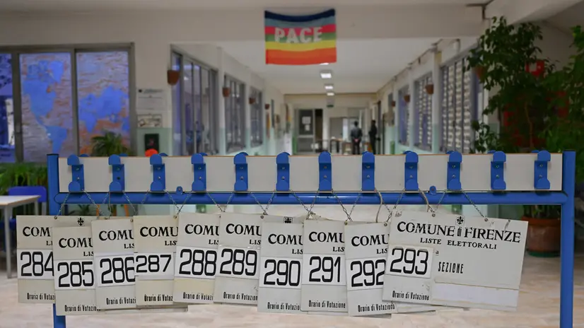 Durante le operazioni di voto in Toscana per eleggere il nuovo Presidente della Regione di Firenze Firenze 12 Ottobre 2025 ANSA/CLAUDIO GIOVANNINI