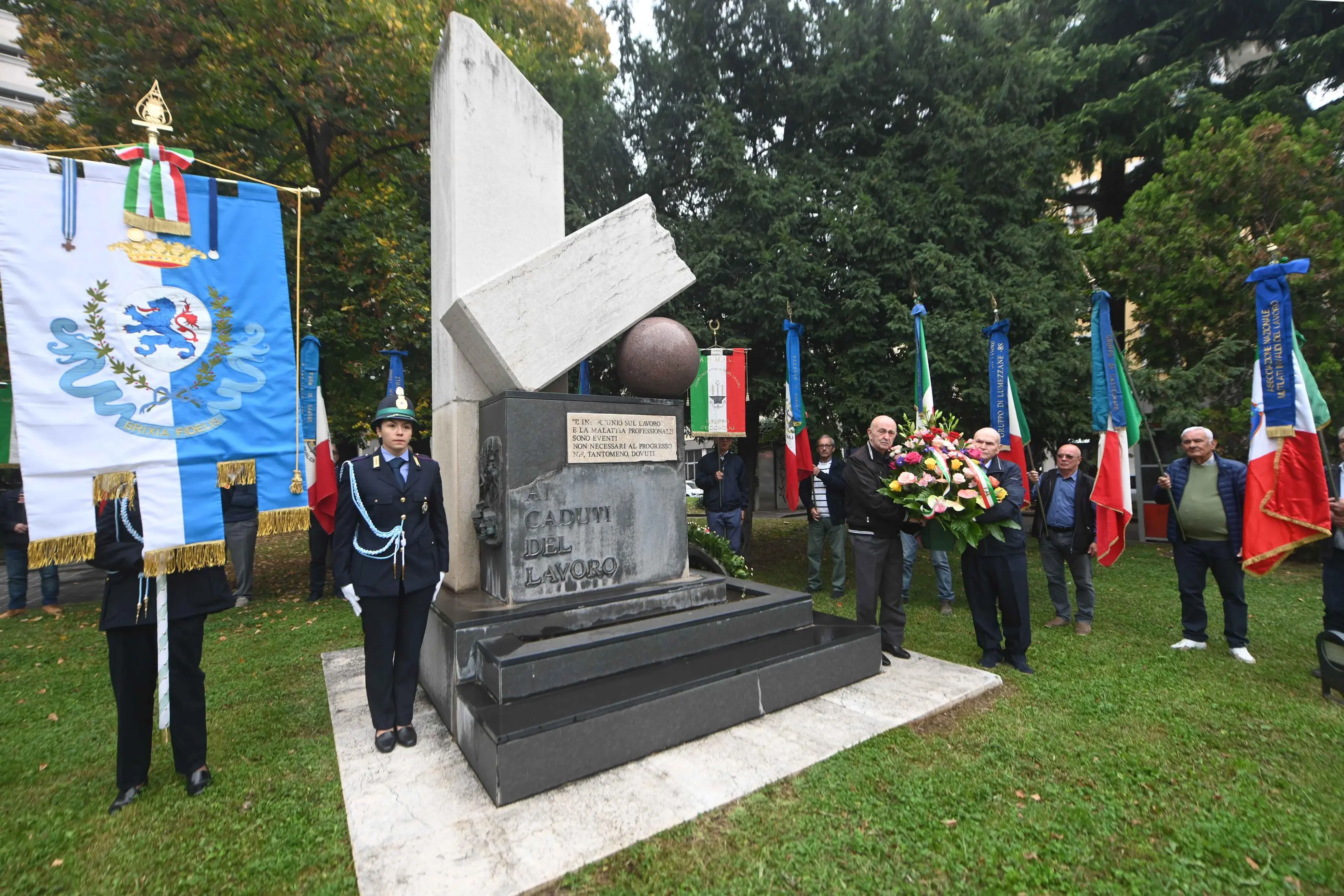 Vittime degli incidenti sul lavoro, il ricordo a Brescia