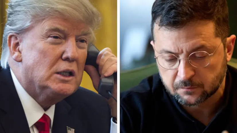 COMBO INSTAGRAM Trump (s) + Zelensky (d)