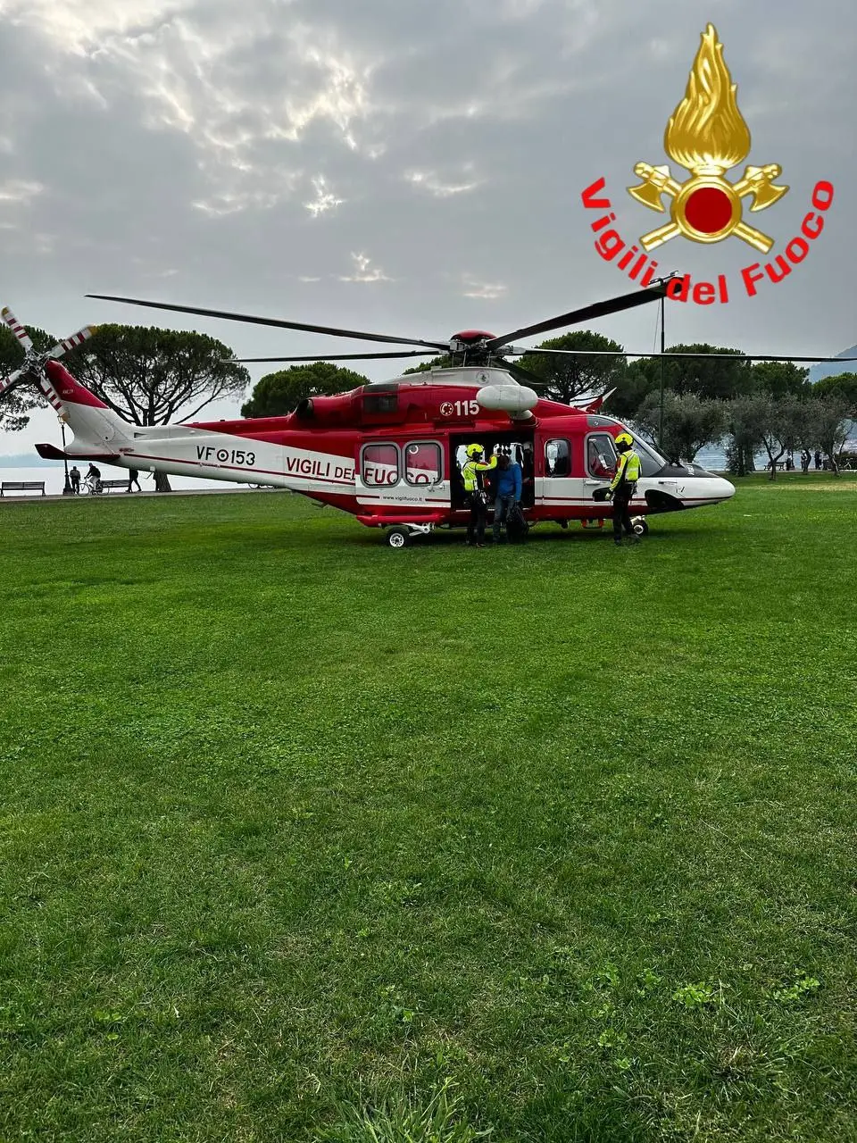 Bloccati sul monte Pizzocolo, famiglia soccorsa dai Vigili del fuoco