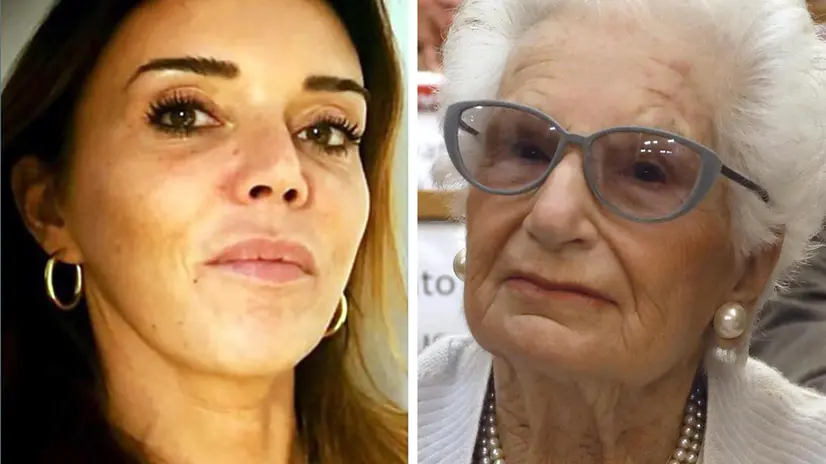 COMBO CECILIA PARODI - LILIANA SEGRE La foto di Cecilia Parodi è stata presa dal suo profilo Instagram cecilia_parodi75 La foto di Liliana Segre è stata presa dal nostro archivio