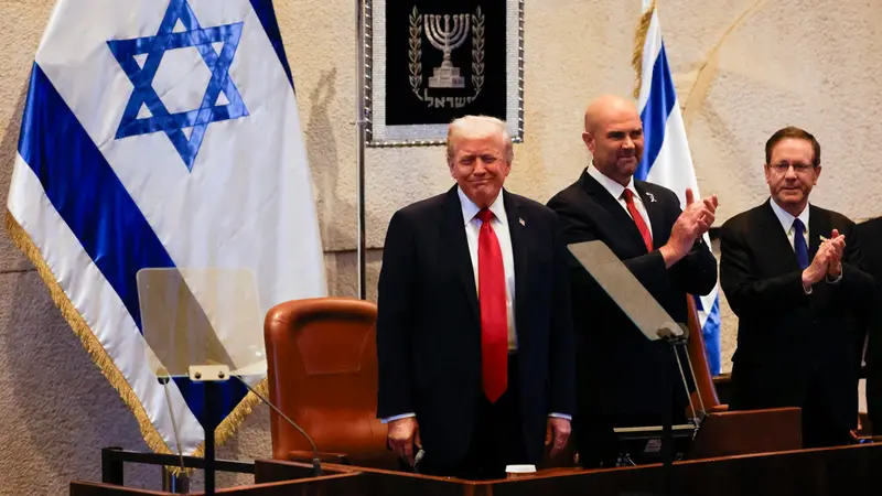 Donald Trump al Knesset - Foto Ansa © www.giornaledibrescia.it