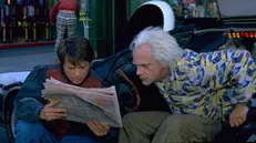 Una scena di Ritorno al futuro