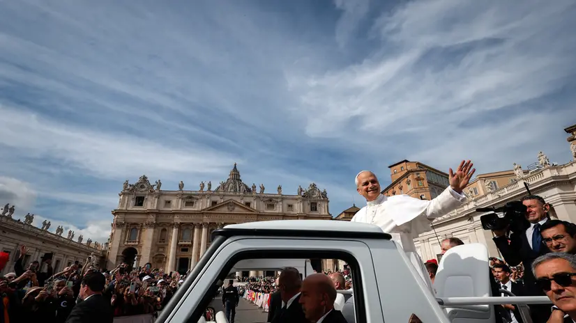 Pope Leo XIV presides over a Holy Mass for the Jubilee of Marian Spirituality in Saint Peter's Square, Vatican City, 12 October 2025. ANSA/GIUSEPPE LAMI