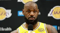 epa12415394 Los Angeles Lakers forward LeBron James attends the Los Angeles Lakers Media Day at the UCLA Health Training Center in El Segundo, California, USA, 29 September 2025. EPA/CAROLINE BREHMAN SHUTTERSTOCK OUT