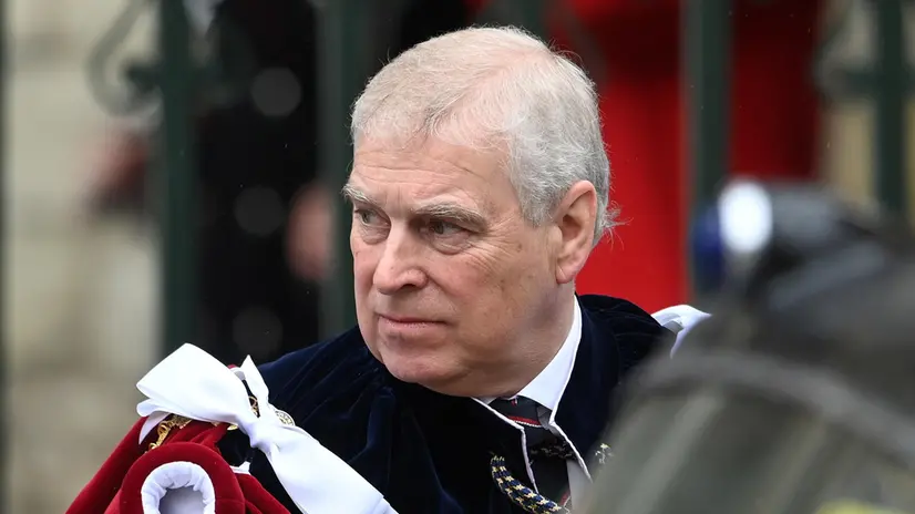 epa10611941 Britain's Prince Andrew, the Duke of York, departs after the Coronation of Britain's King Charles III and Queen Camilla at Westminster Abbey, London, Britain, 06 May 2023. Coronations of British Kings and Queens have taken place at Westminster Abbey for the last 900 years. The service was attended by around 100 heads of state from around the world. EPA/Andy Rain