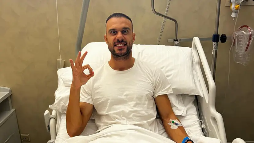 Il sorriso di Guglielmotti dopo l'operazione