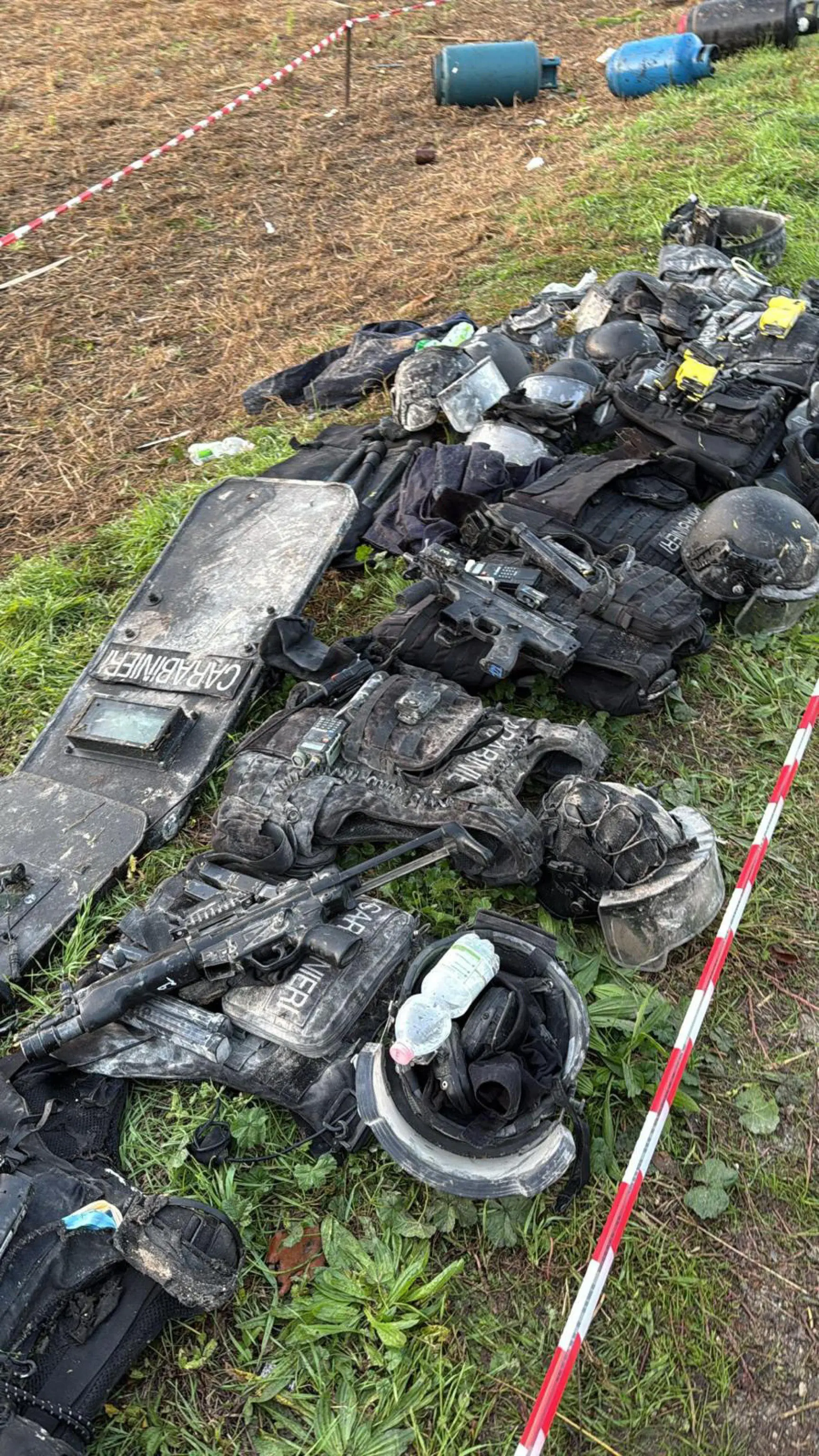 L'esplosione nel casolare di Castel D’Azzano