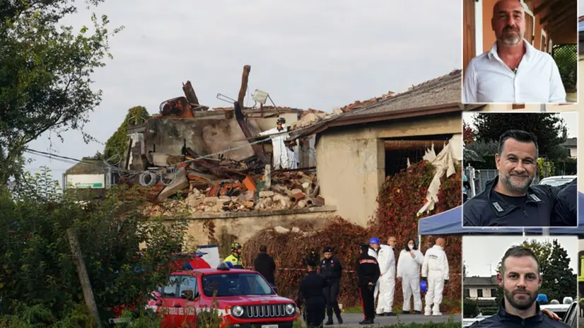 Esplosione a Castel D'Azzano, morti i tre carabinieri