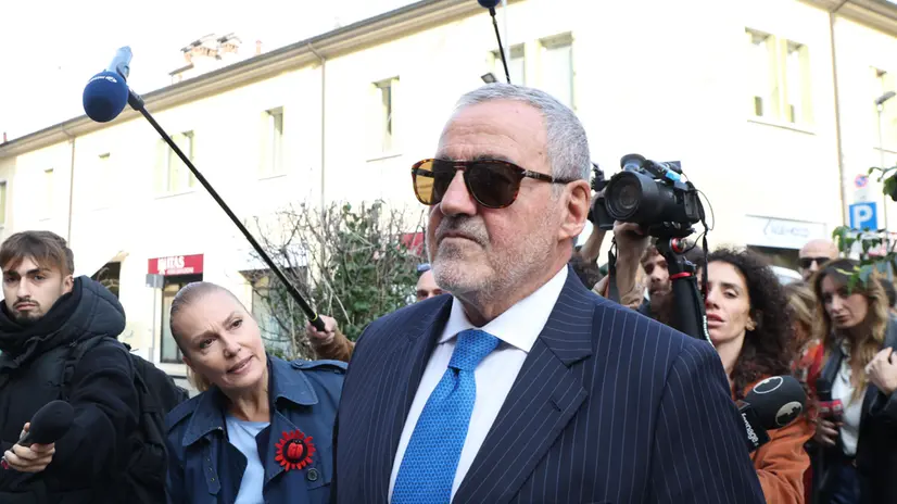 il giudice Mario Venditti in tribunale a Brescia per il riesame sul caso Garlasco, 14 ottobre 2025. Ansa Filippo Venezia