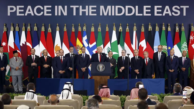 Il summit dei leader in Egitto - Foto Ansa © www.giornaledibrescia.it