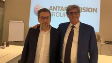 Il presidente Emidio Zorzella (a sinistra) e l’ex ad Gianluca Mazzantini