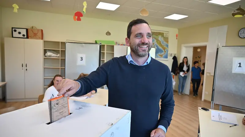 Alessandro Tomasi, candidato del centrodestra - Foto Ansa © www.giornaledibrescia.it
