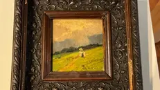 L'opera di Delleani che era stata trafugata alla Gam di Torino - Foto Facebook