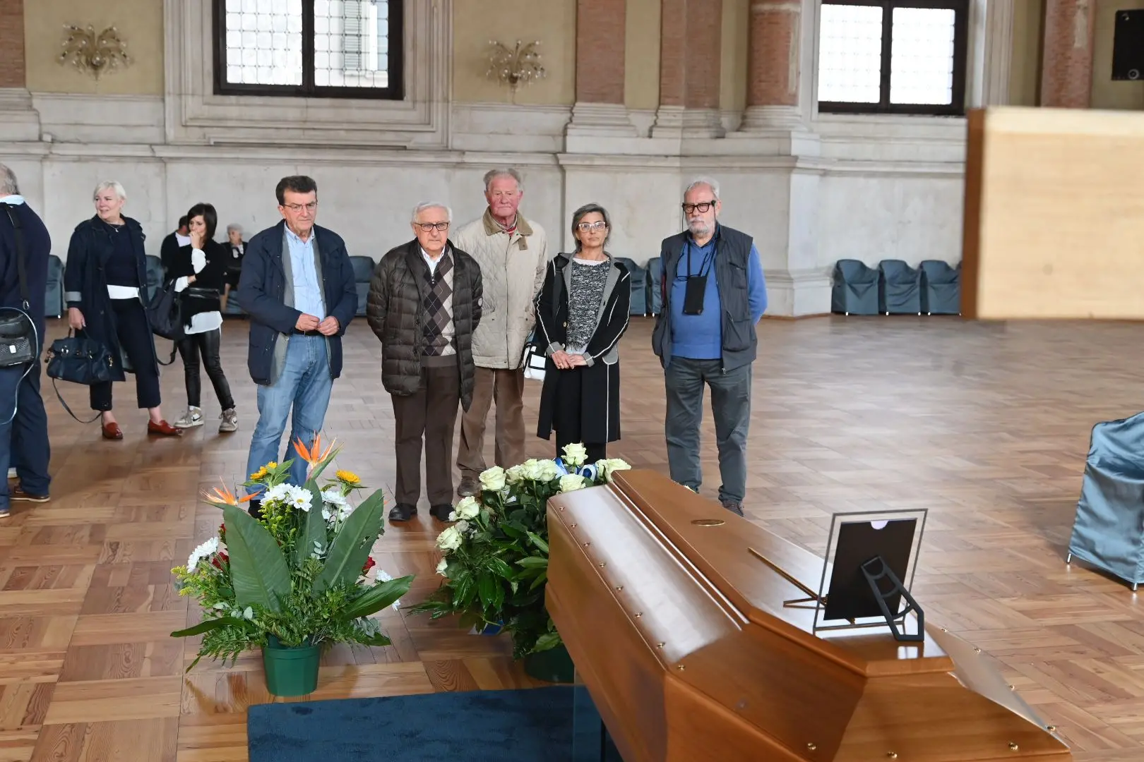 La camera ardente per Franco Castrezzati