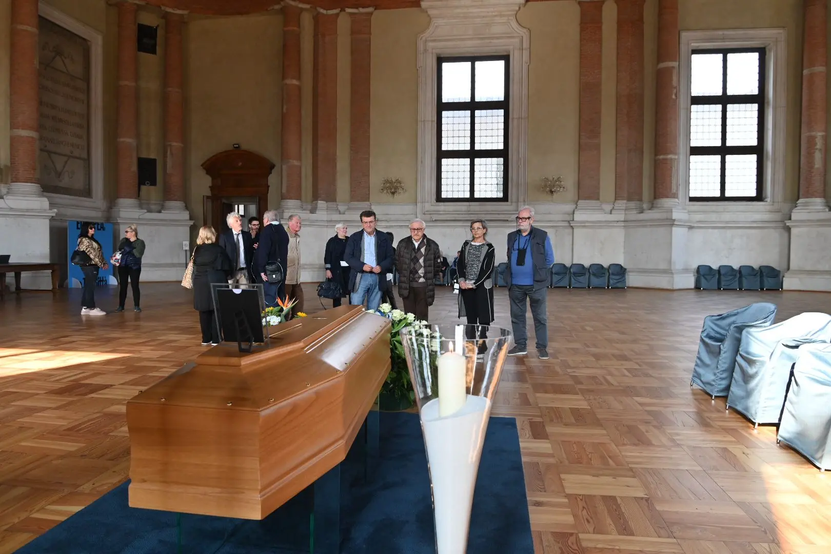 La camera ardente per Franco Castrezzati