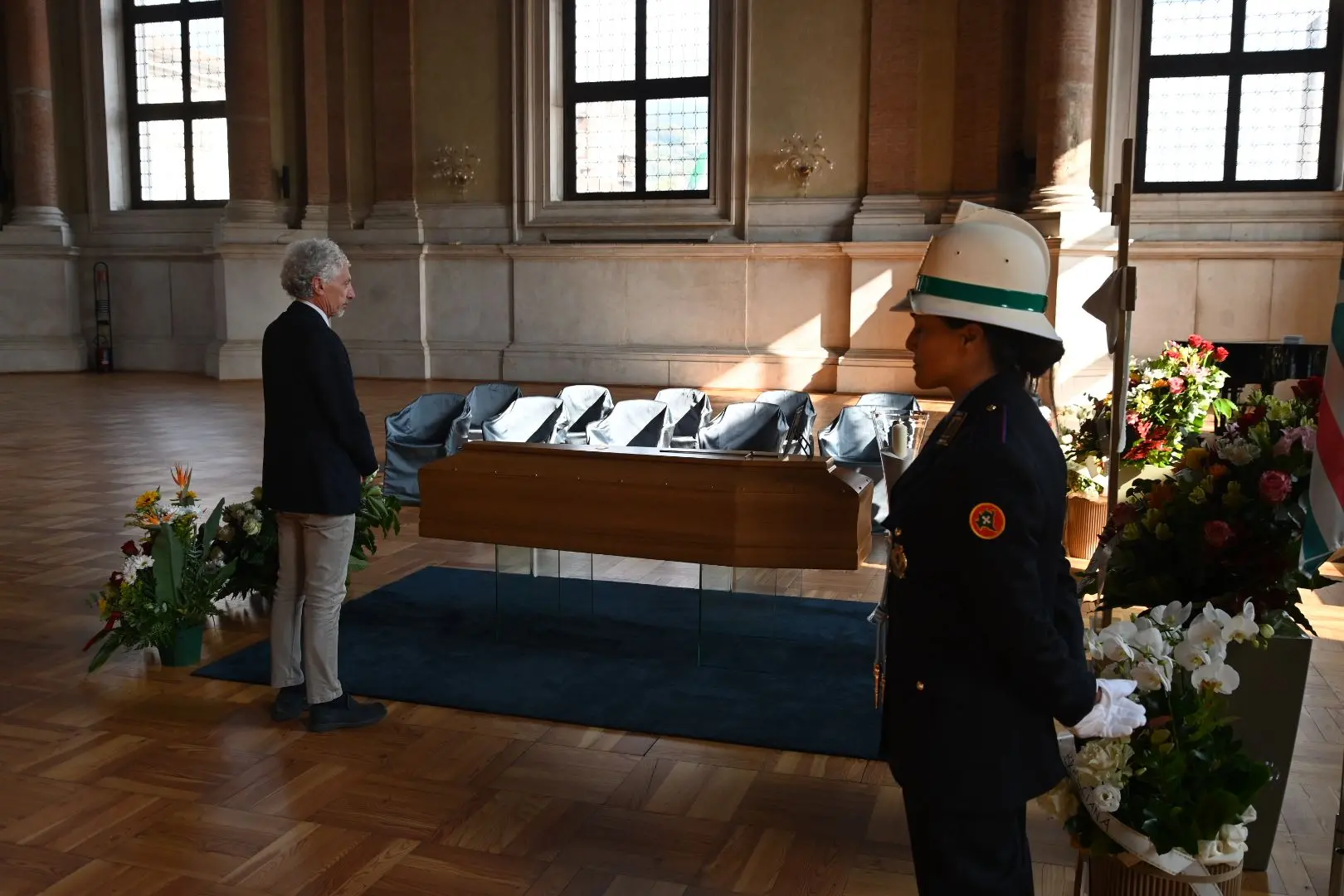La camera ardente per Franco Castrezzati