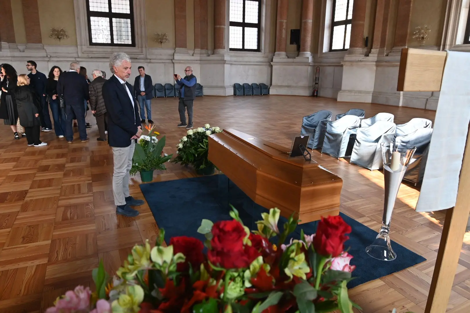 La camera ardente per Franco Castrezzati