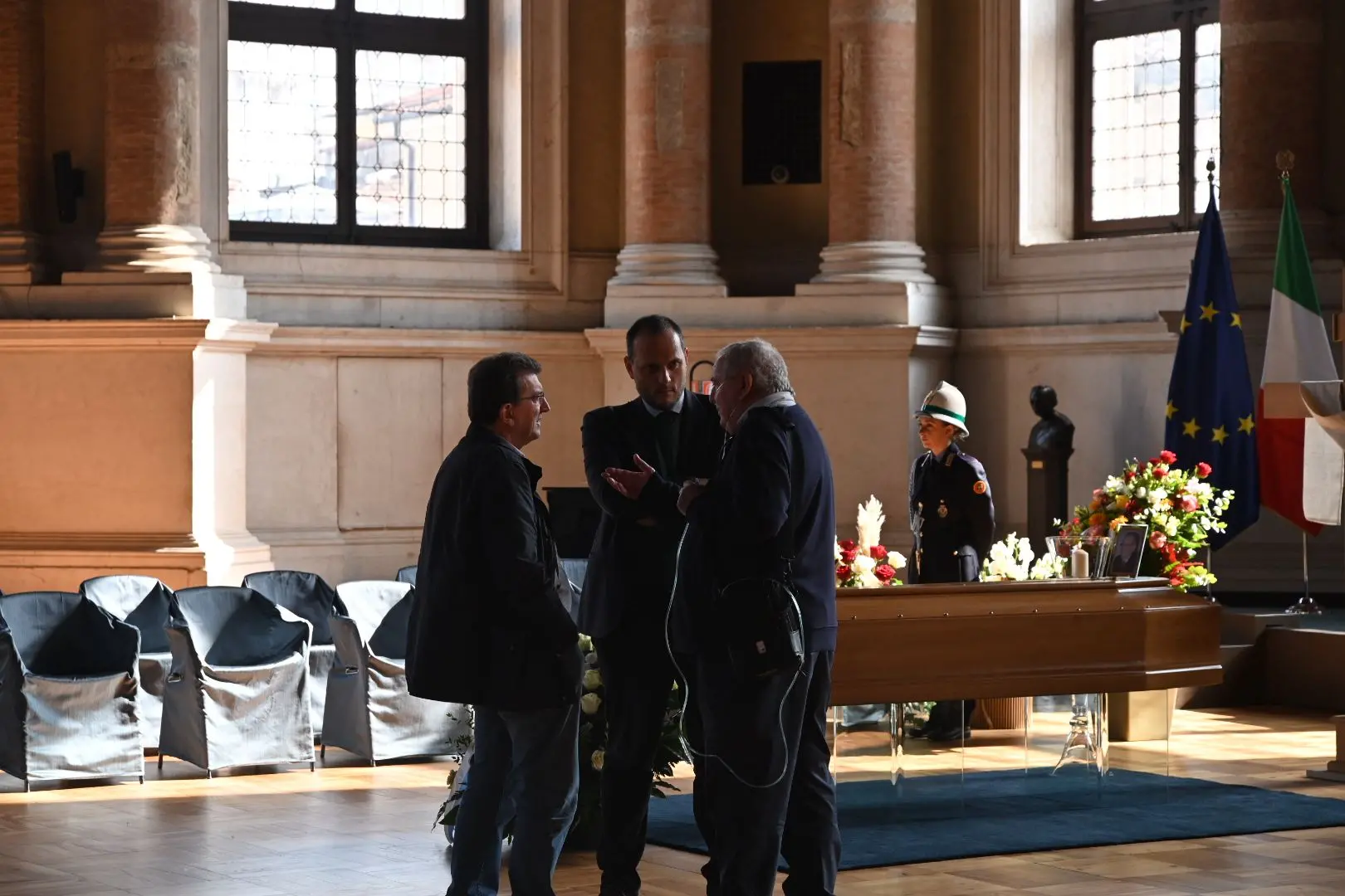 La camera ardente per Franco Castrezzati